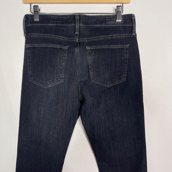 AG Adriano Goldschmied Womens 28 Farrah High Rise Skinny Jeans Dark Wash Cotton - Picture 5 of 9